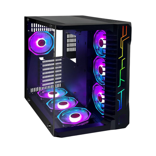 Picture of UFO III PC CASE - Black - 7 fans