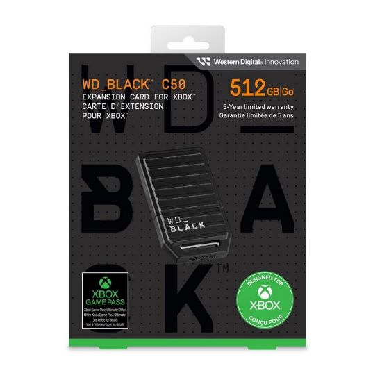 Picture of WD_Black 1TB C50 Expansion Card, Officially Licensed for Xbox SSD 